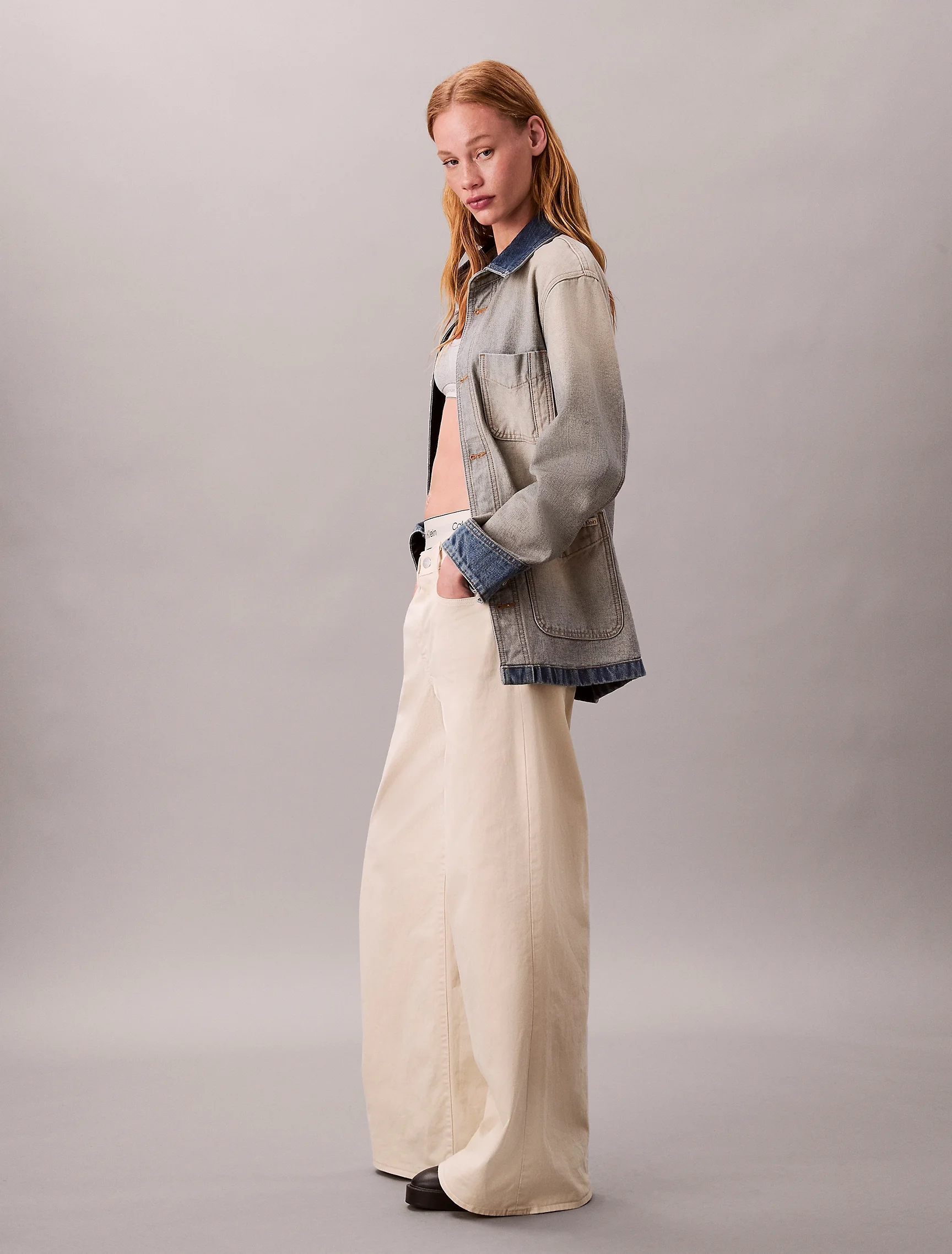 CK JEANS Quần Dài Nữ Fashion Fit