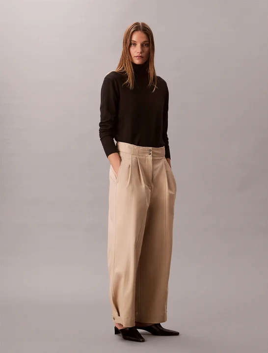 CK JEANS Quần Dài Nữ Relaxed Straight Fit