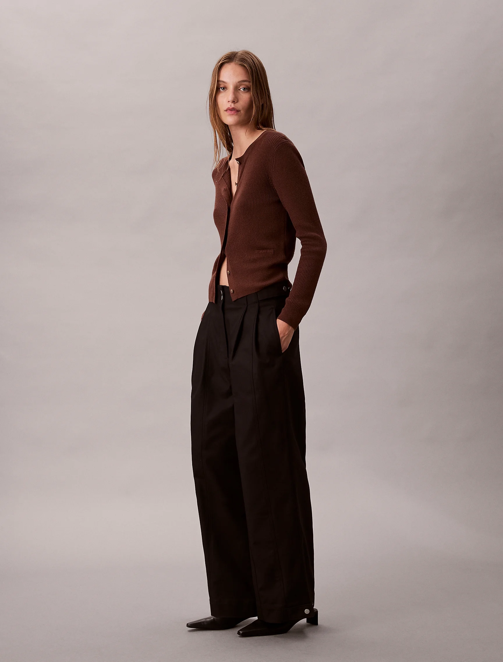 CK JEANS Quần Dài Nữ Relaxed Straight Fit