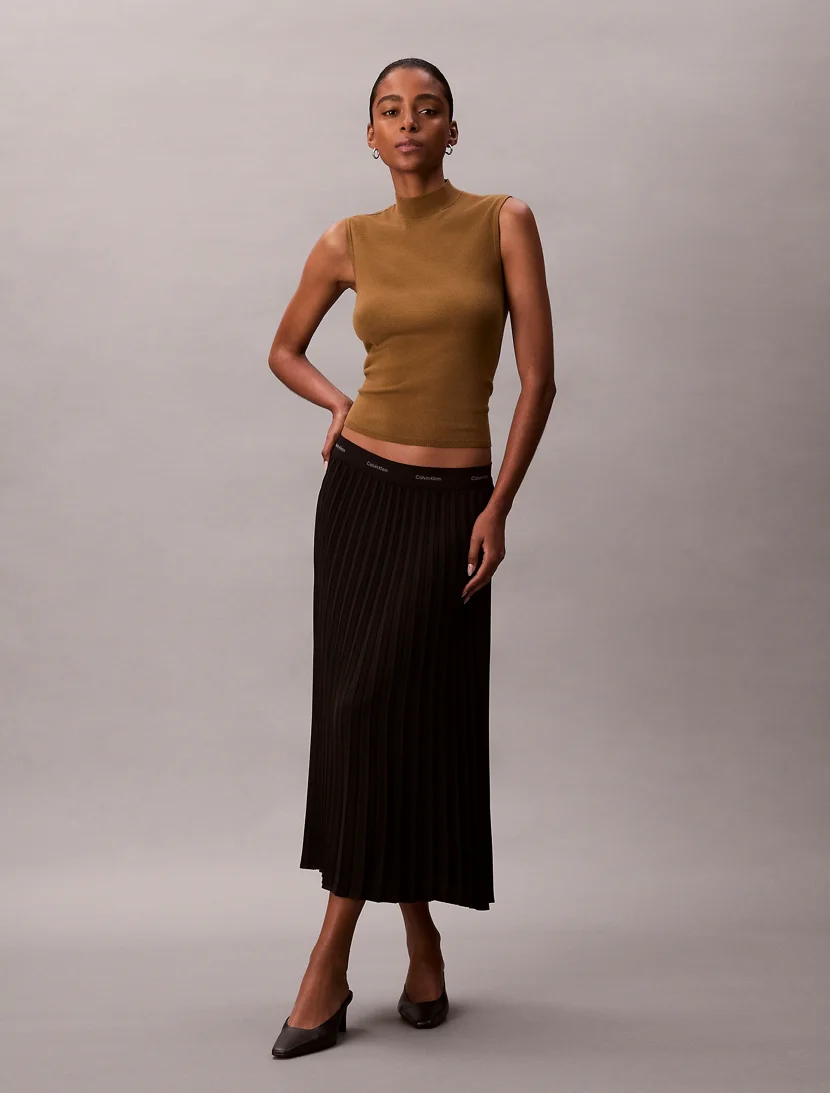 CK JEANS Chân Váy Nữ Midi Fit