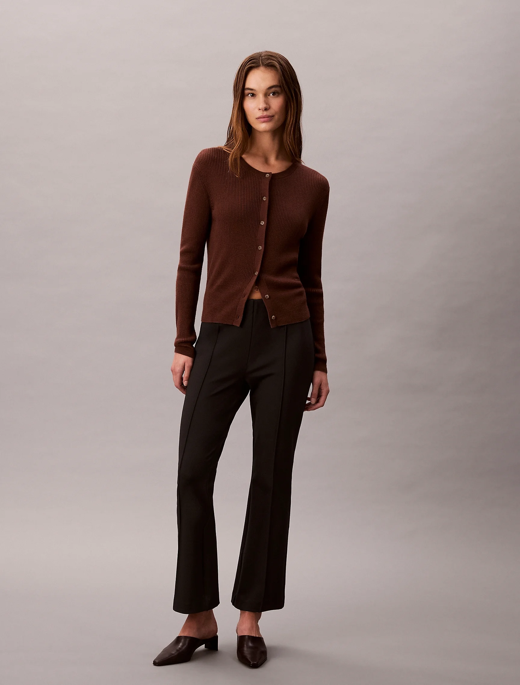 CK JEANS Quần Dài Nữ Regular Flare Fit