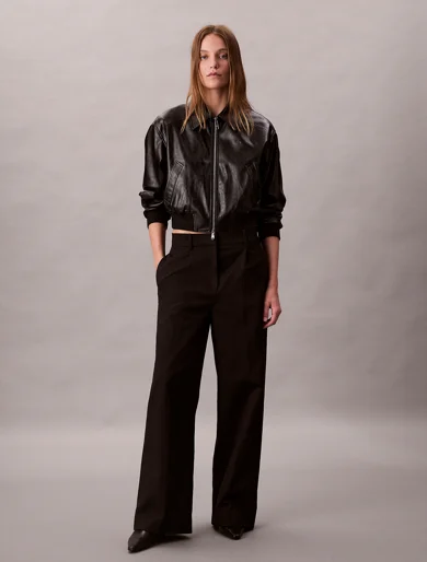 CK JEANS Quần Dài Nữ Wide Leg Fit