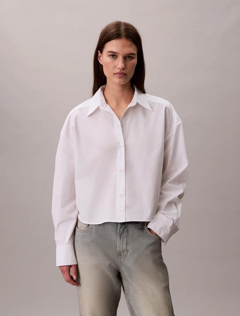 CK JEANS Áo Sơ Mi Nữ Oversized Fit