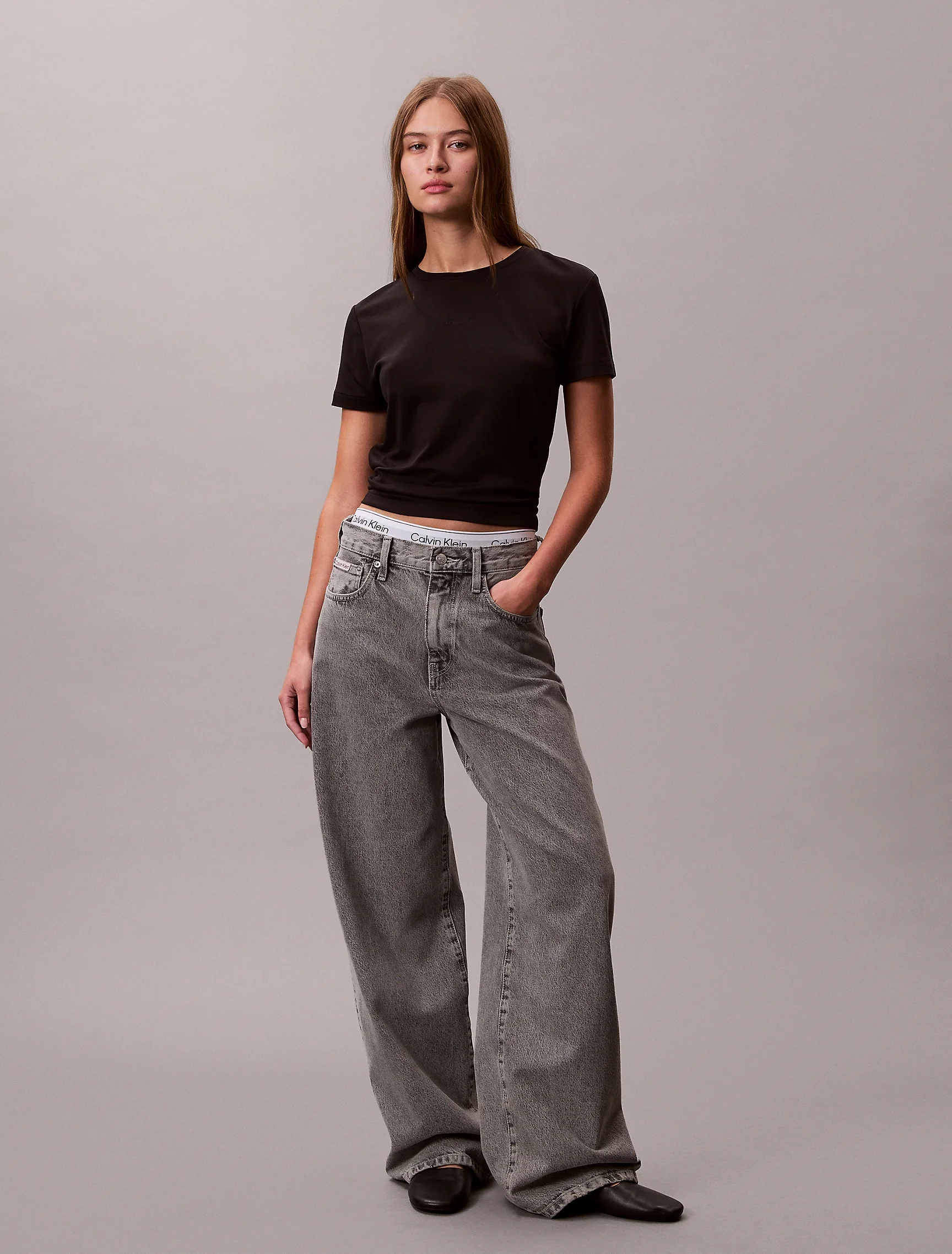 CK JEANS Áo Thun Nữ Fashion Fit