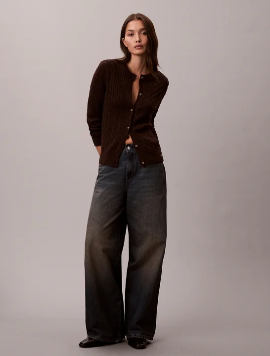 CK JEANS Áo Len Nữ Slim Fit