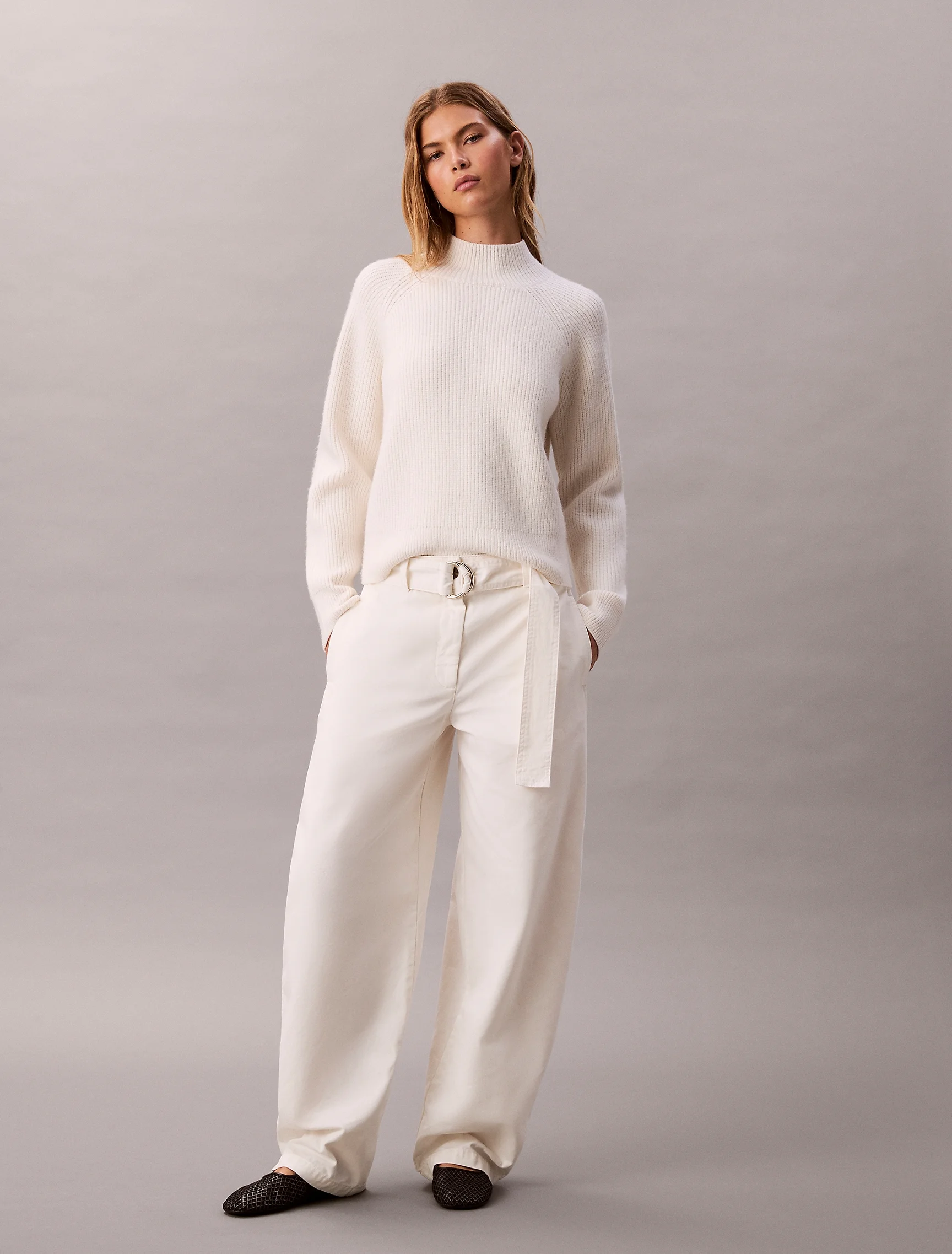 CK JEANS Quần Dài Nữ Relaxed Fit