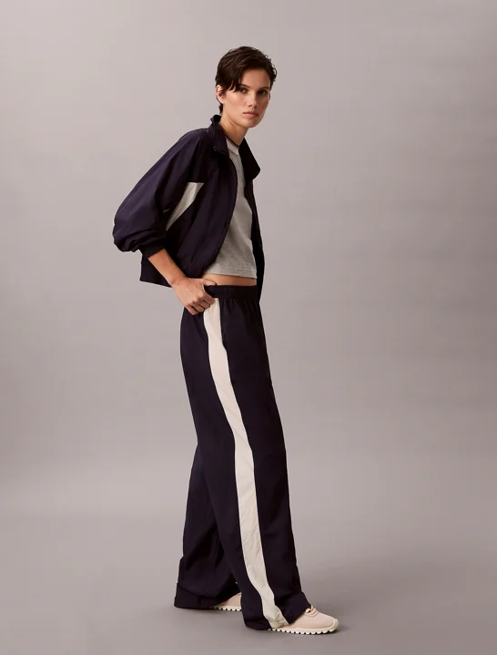 CK JEANS Quần Dài Nữ Relaxed Nylon Track Pants