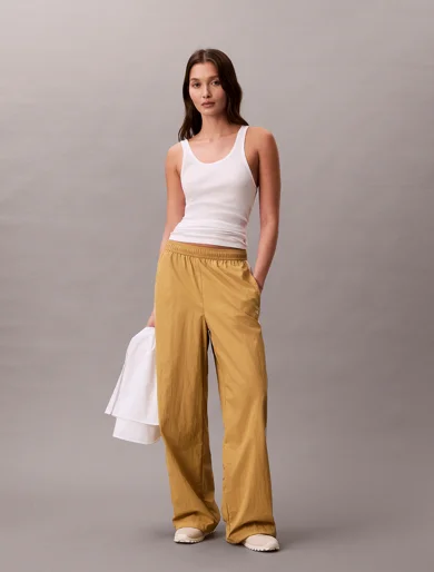 CK JEANS Quần Dài Nữ Relaxed Nylon Track Pants