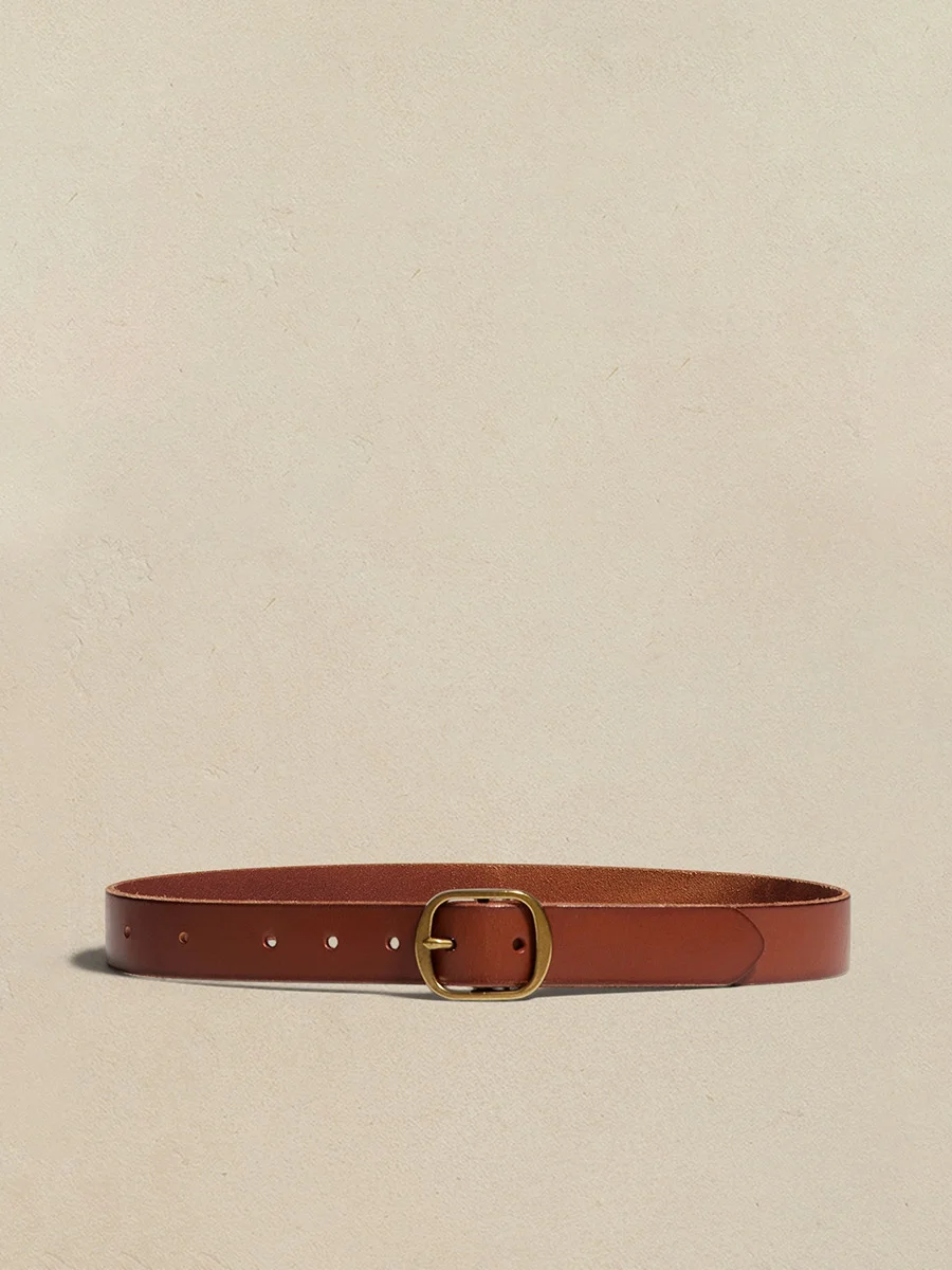 BANANA REPUBLIC Thắt Lưng Nữ Oval Buckle Trouser Belt 20 Mm