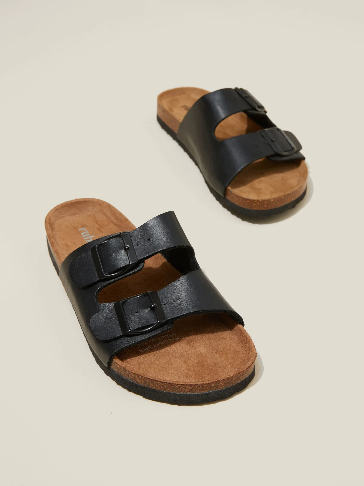COTTON ON RUBI Dép Quai Ngang Nữ-Rex Double Buckle Slide
