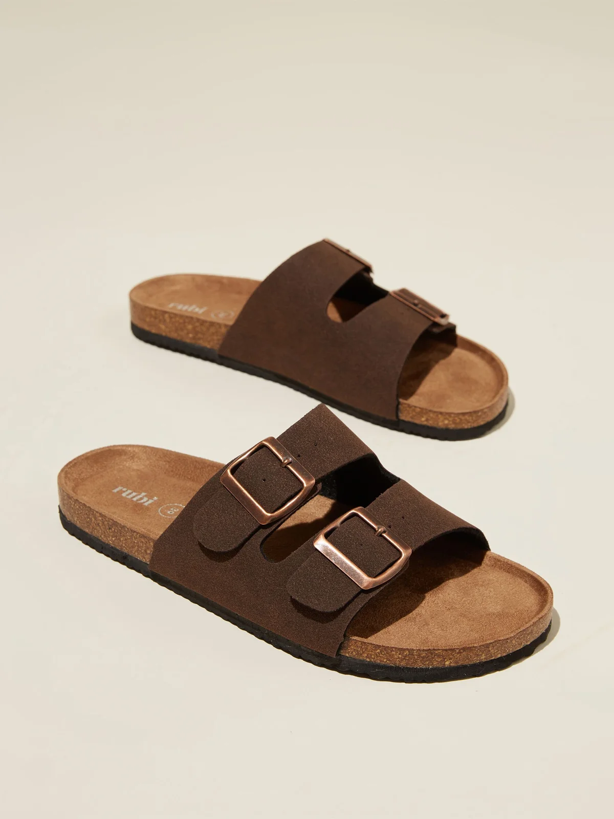 COTTON ON RUBI Dép Quai Ngang Nữ-Rex Double Buckle Slide