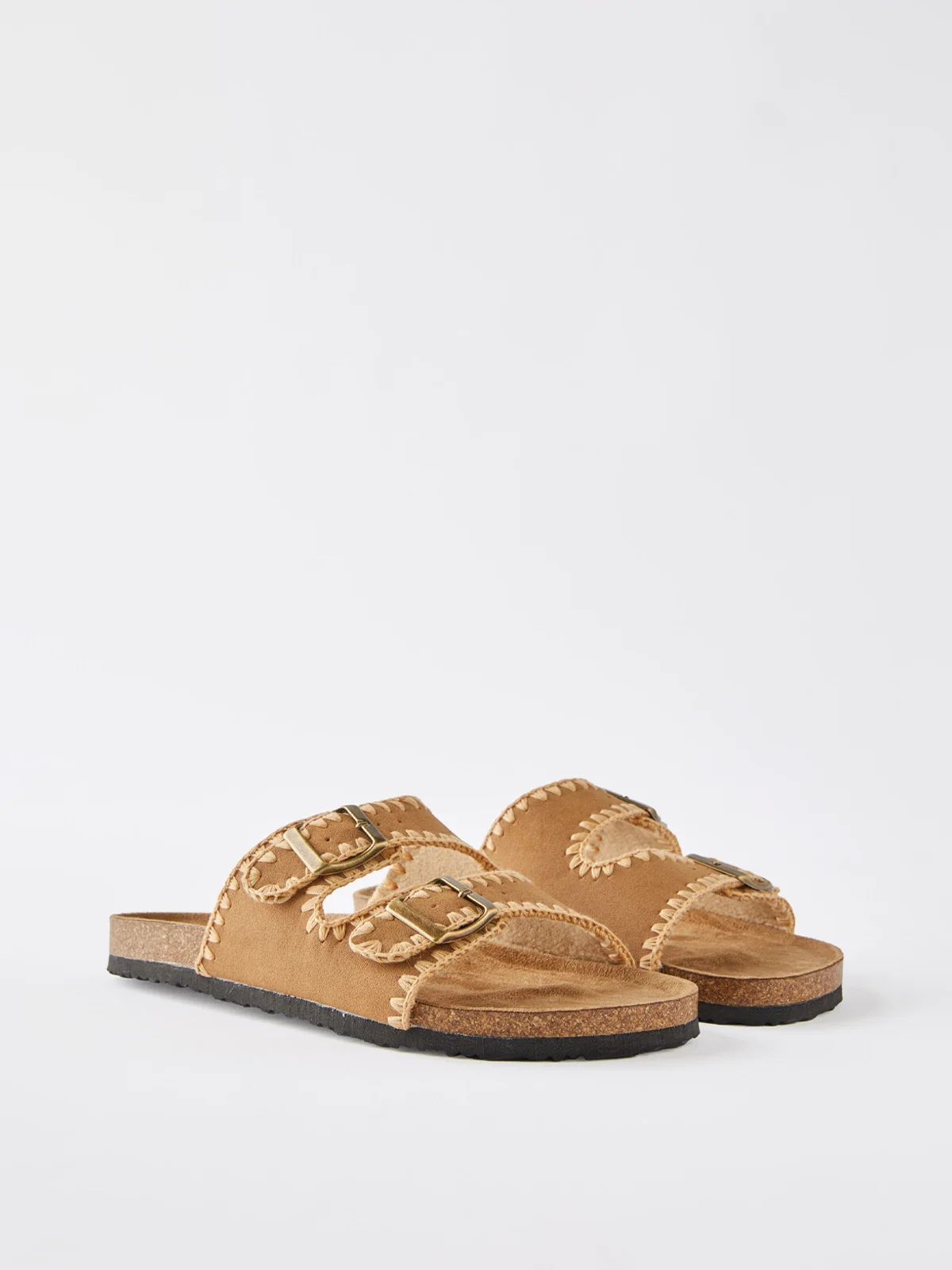COTTON ON RUBI Dép Quai Ngang Nữ-Rex Double Buckle Slide
