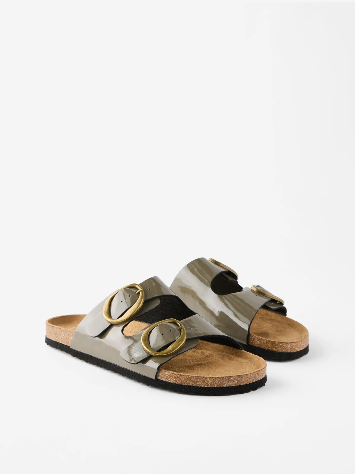 COTTON ON RUBI Dép Quai Ngang Nữ - Rex Double Buckle Slide