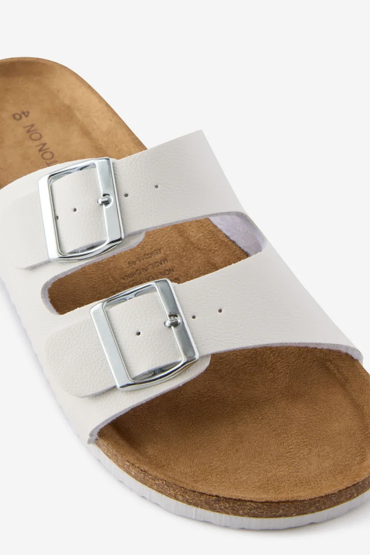COTTON ON RUBI Dép Quai Ngang Nữ - Rex Double Buckle Slide