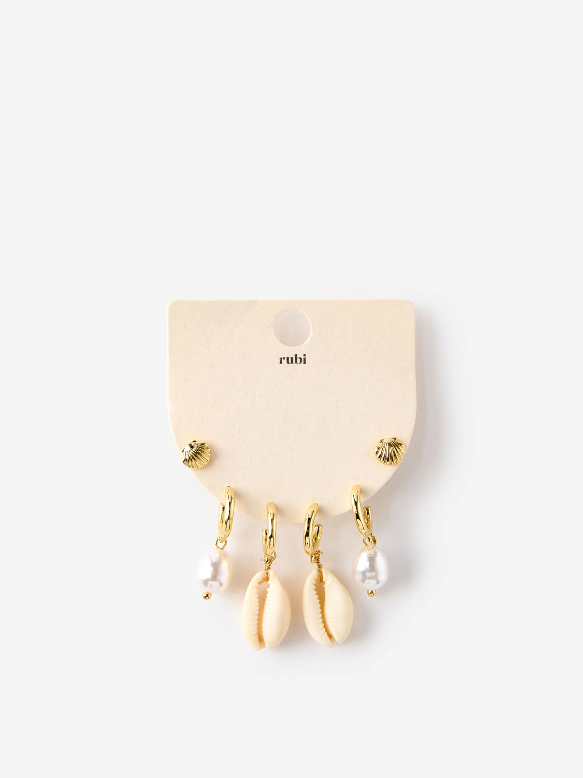 COTTON ON RUBI Bộ 3 Bông Tai Nữ - 3Pk Mid Earring