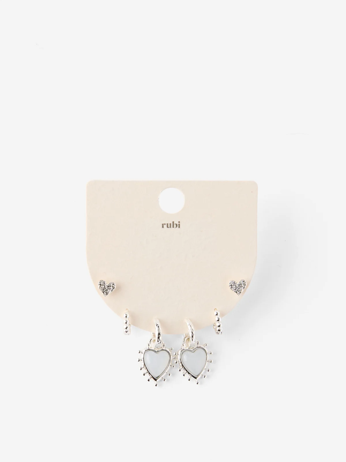 COTTON ON RUBI Bộ 3 Bông Tai Nữ - 3Pk Mid Earring
