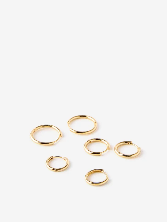 COTTON ON RUBI Bộ 3 Bông Tai Nữ - 3Pk Mid Earring