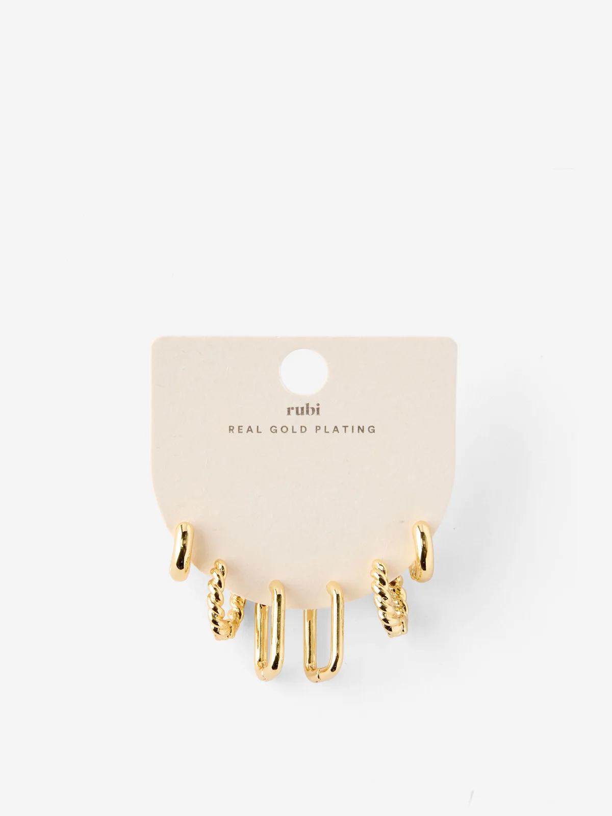 COTTON ON RUBI Bộ 3 Bông Tai Nữ - 3Pk Mid Earring
