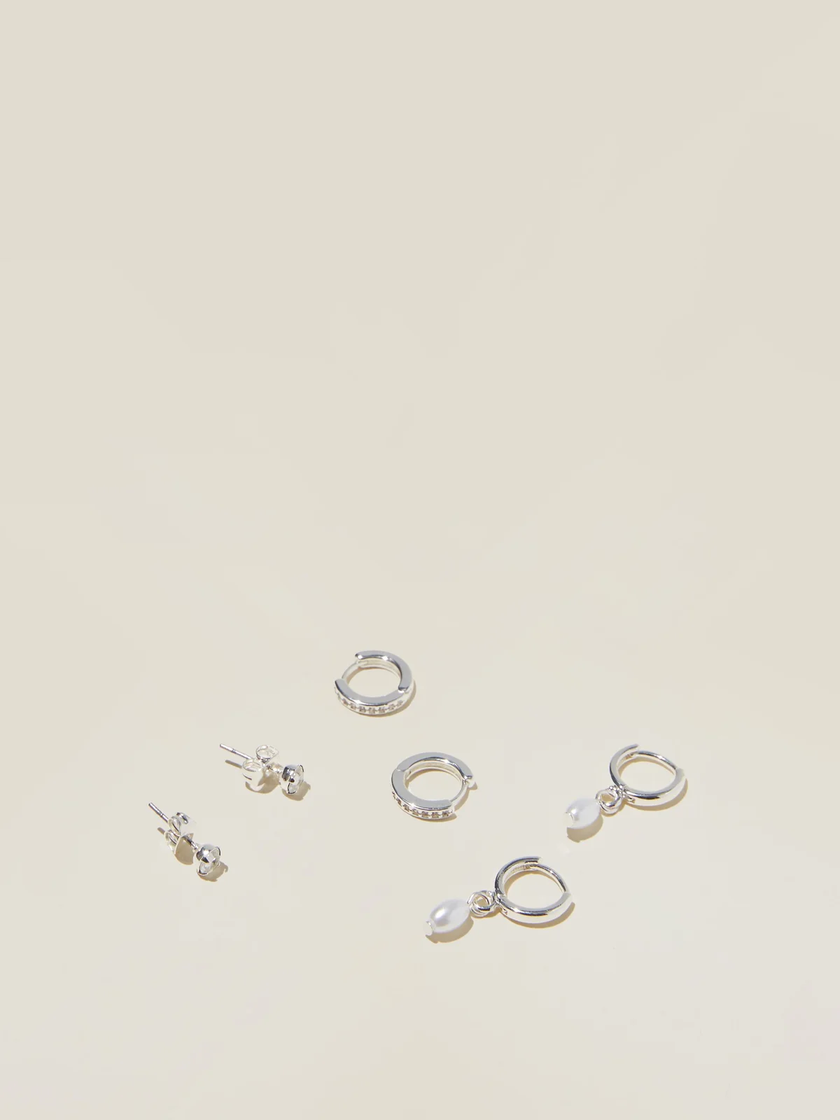 COTTON ON RUBI Bộ 3 Bông Tai Nữ - 3Pk Small Earring