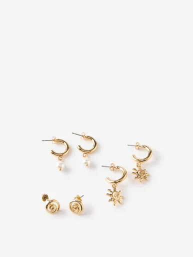 COTTON ON RUBI Bộ 3 Bông Tai Nữ - 3Pk Small Earring