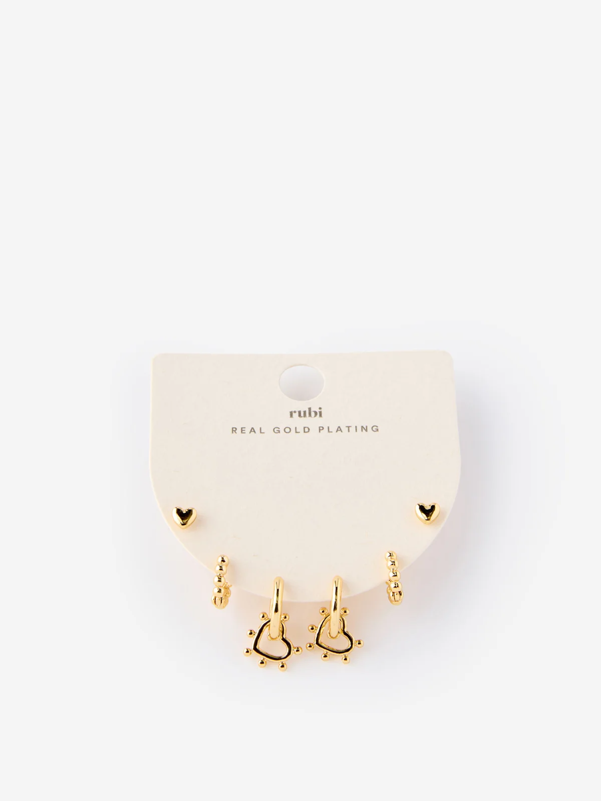 COTTON ON RUBI Bộ 3 Bông Tai Nữ - 3Pk Small Earring