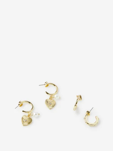 COTTON ON RUBI Bộ 2 Bông Tai Nữ-2Pk Mid Earring