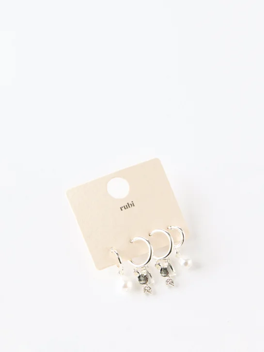 COTTON ON RUBI Bộ 2 Bông Tai Nữ - 2Pk Mid Earring