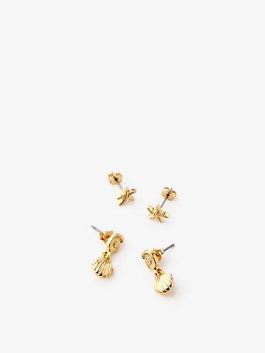 COTTON ON RUBI Bộ 2 Bông Tai Nữ - 2Pk Mid Earring