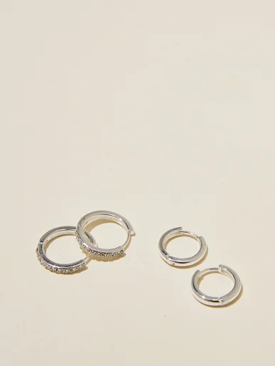 COTTON ON RUBI Bộ 2 Bông Tai Nữ-2Pk Mid Earring
