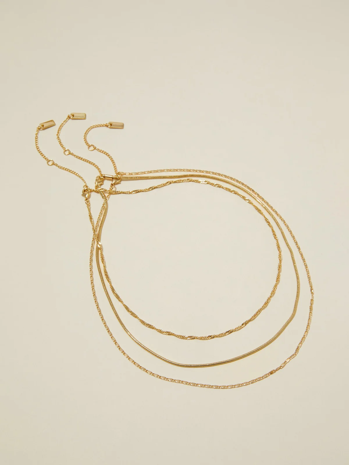 COTTON ON RUBI Bộ 3 Dây Chuyền Nữ - 3Pk Fine Chain Necklace
