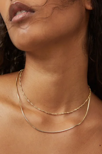 COTTON ON RUBI Bộ 2 Dây Chuyền Nữ - 2Pk Fine Chain Necklace