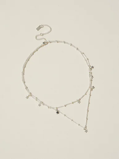 COTTON ON RUBI Bộ 2 Dây Chuyền Nữ-2Pk Fine Chain Necklace