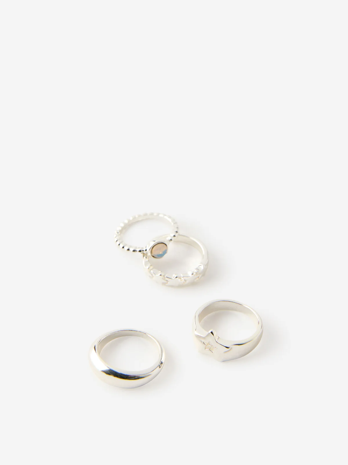 COTTON ON RUBI Bộ 4 Nhẫn Nữ - Multipack Rings