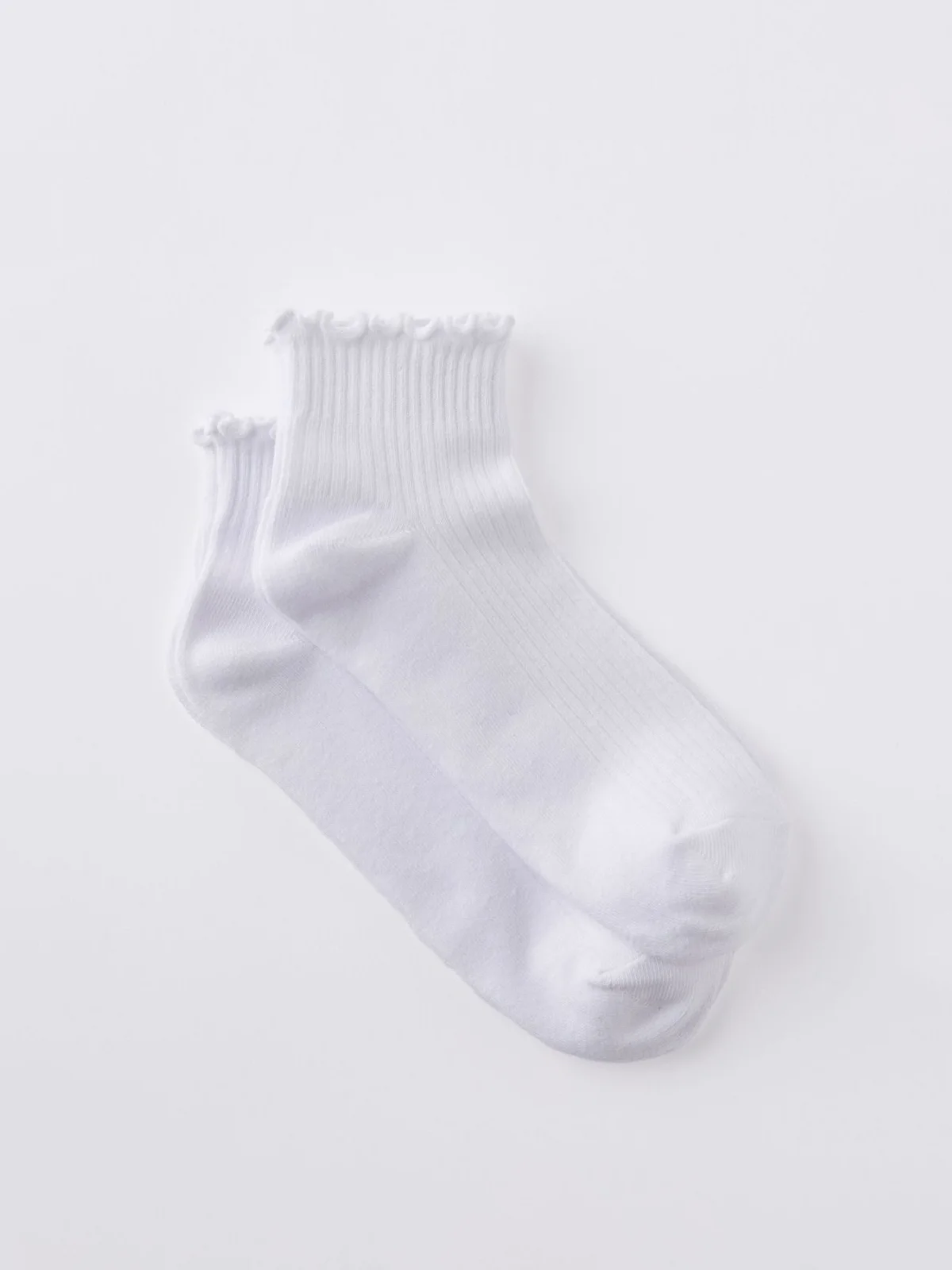 COTTON ON RUBI Bộ 2 Đôi Vớ Ngắn Nữ-The Perfect Pair Frill Rib Ankle 2Pk