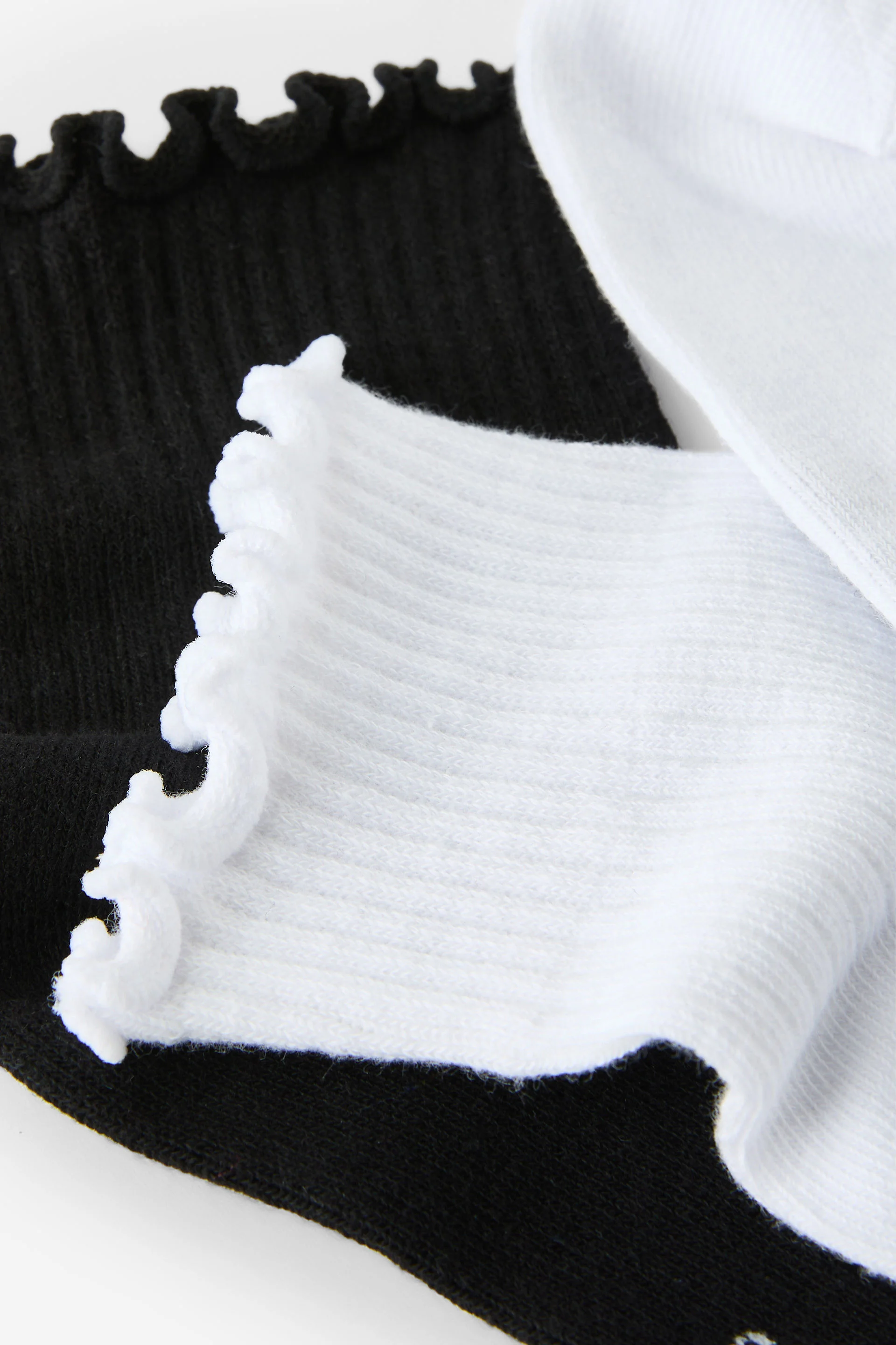 COTTON ON RUBI Bộ 2 Đôi Vớ Ngắn Nữ-The Perfect Pair Frill Rib Ankle 2Pk