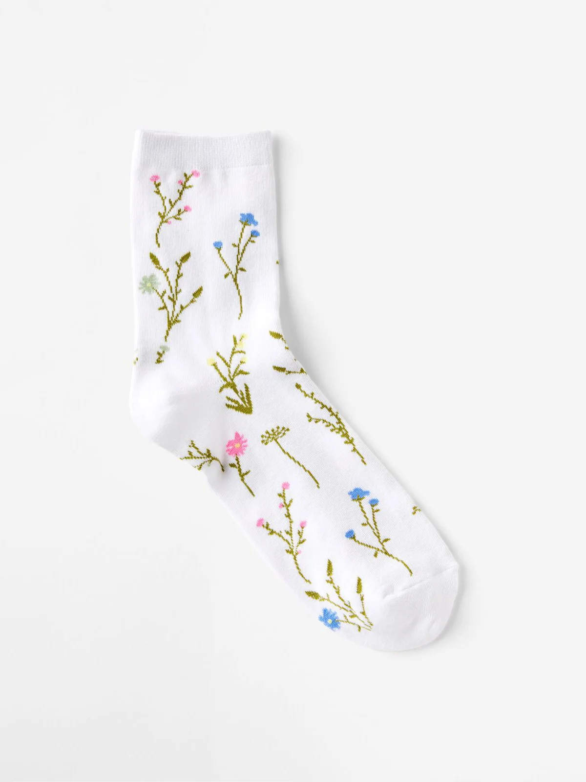 COTTON ON RUBI Vớ Dài-Floral Crew Sock