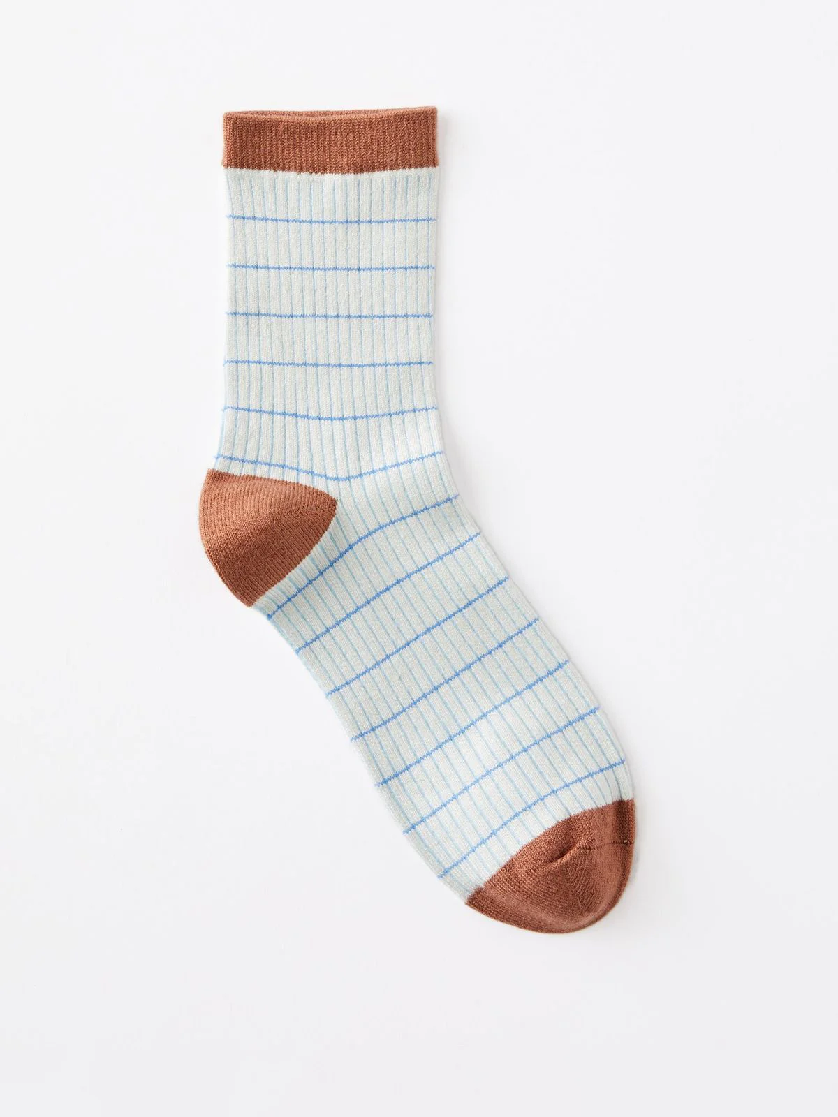 COTTON ON RUBI Vớ Dài-Grid Pattern Crew Sock