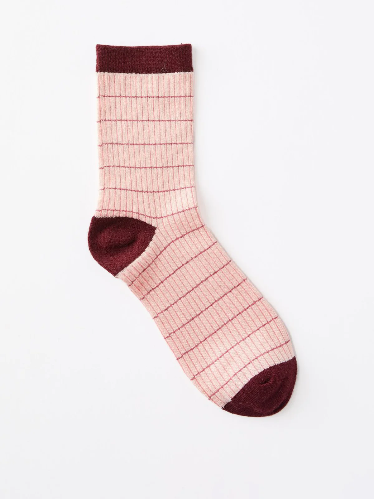 COTTON ON RUBI Vớ Dài-Grid Pattern Crew Sock