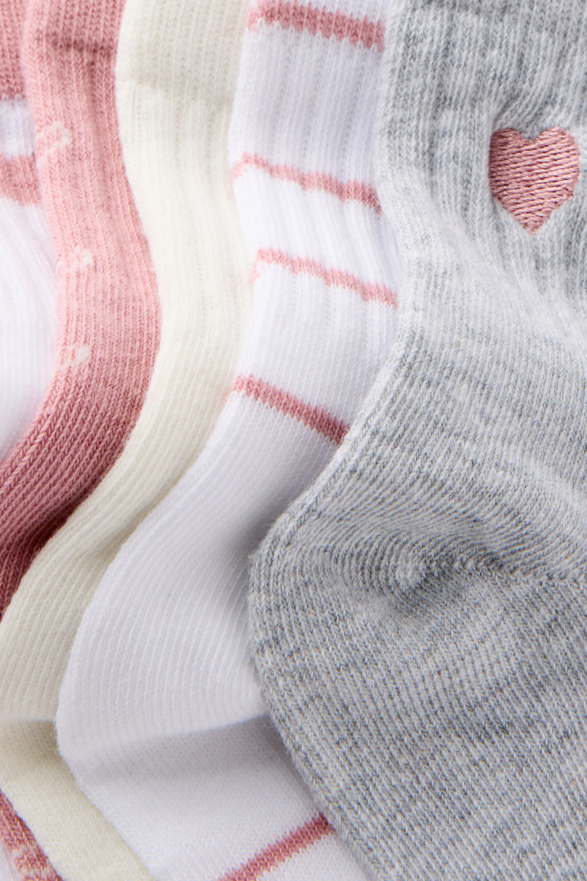 COTTON ON RUBI Bộ 5 Đôi Vớ Ngắn - 5Pk Quarter Crew Sock