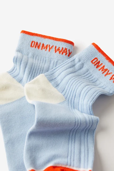 COTTON ON RUBI Vớ Dài Nữ-Graphic Quarter Crew Sock