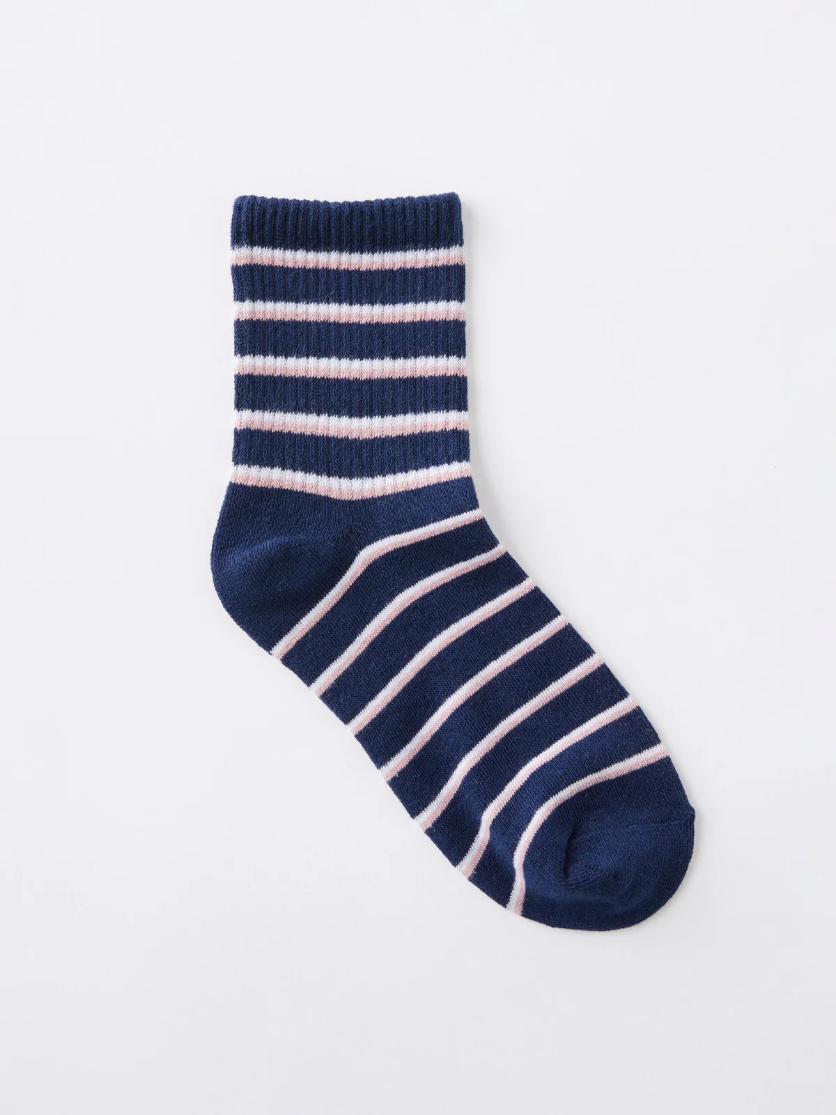COTTON ON RUBI Vớ Ngắn Nữ-Stripe Mid Crew Sock