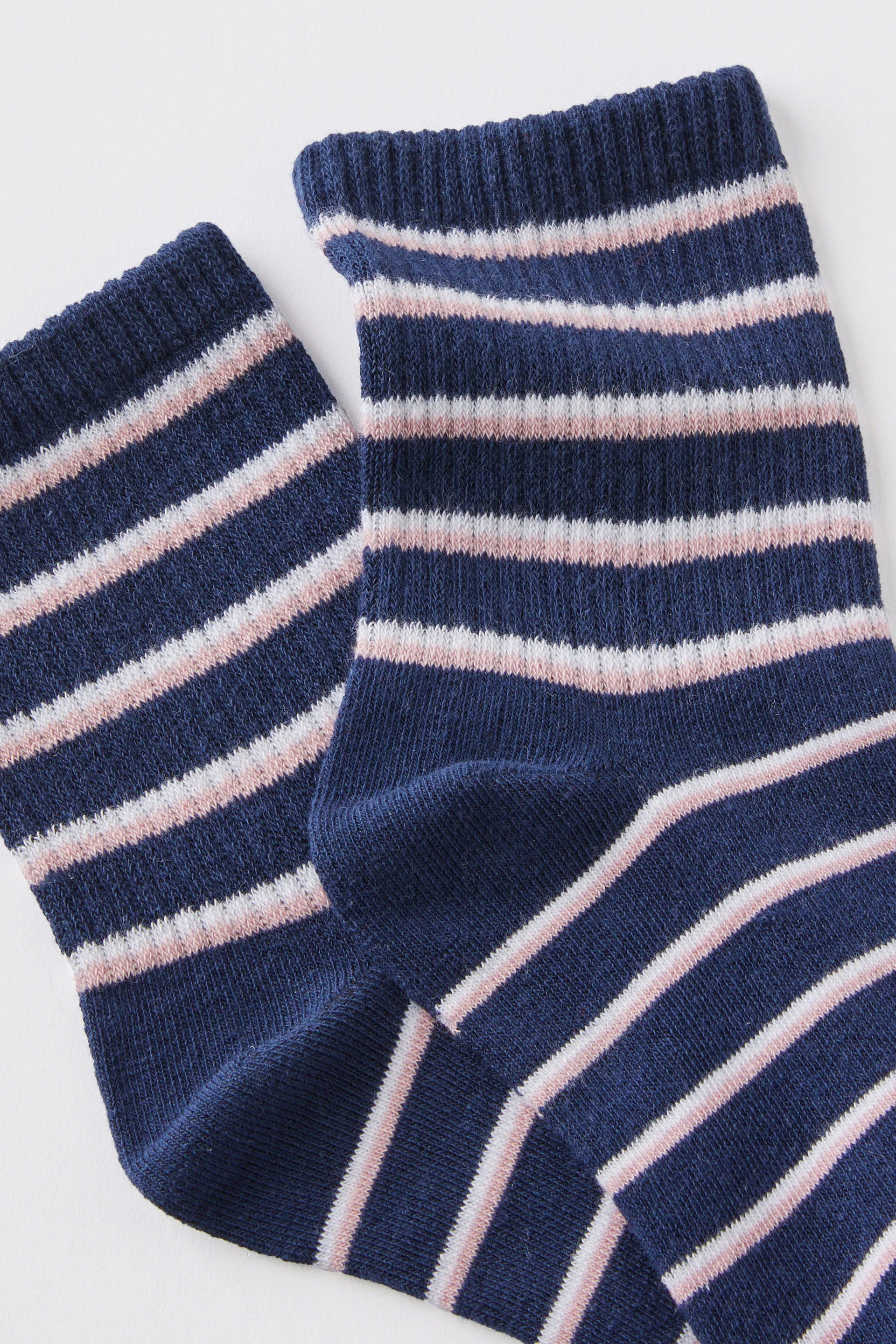 COTTON ON RUBI Vớ Ngắn Nữ-Stripe Mid Crew Sock