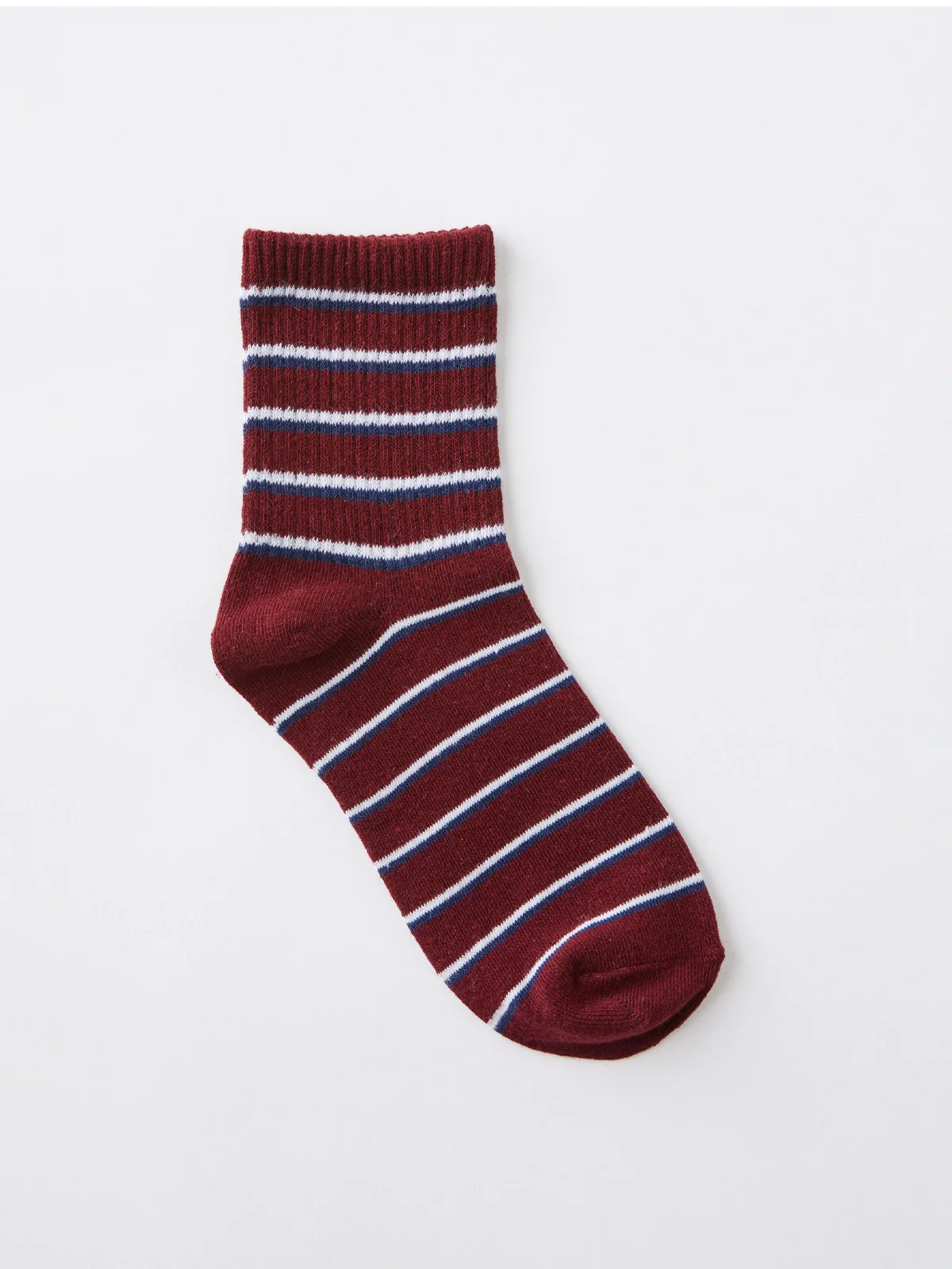 COTTON ON RUBI Vớ Ngắn Nữ-Stripe Mid Crew Sock