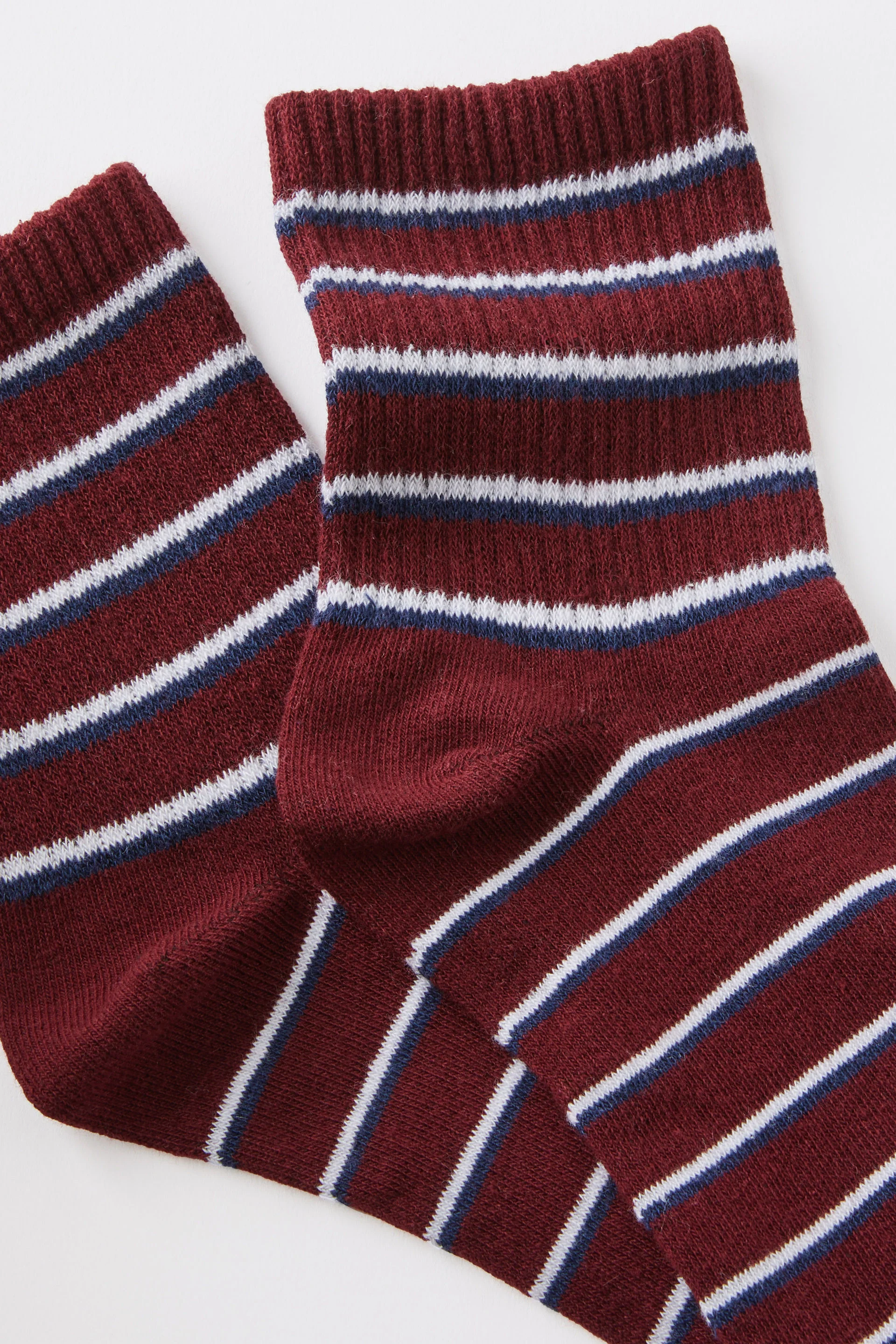 COTTON ON RUBI Vớ Ngắn Nữ-Stripe Mid Crew Sock