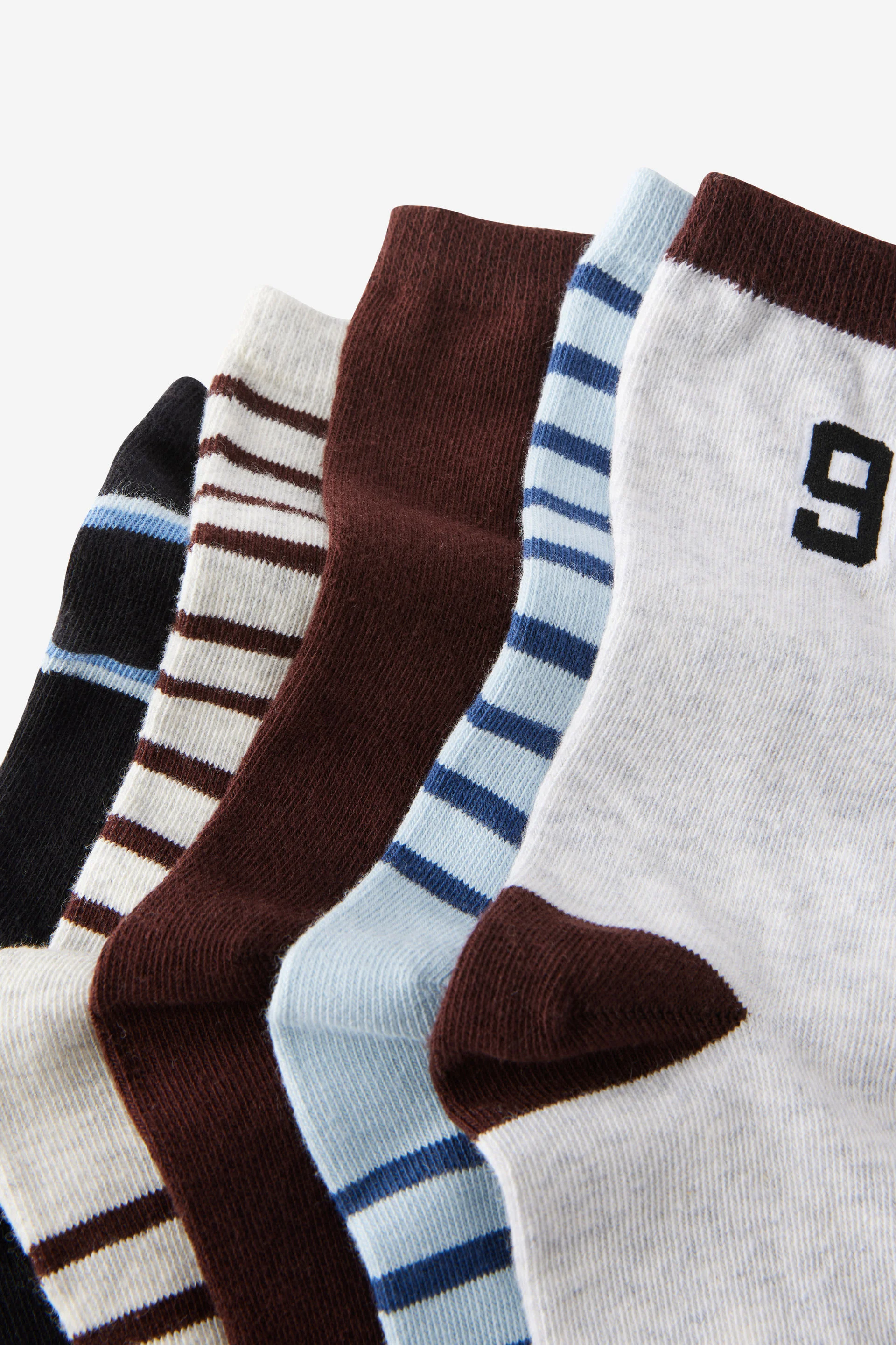 COTTON ON RUBI Bộ 5 Đôi Vớ Dài Nữ-5Pk Fine Crew Sock