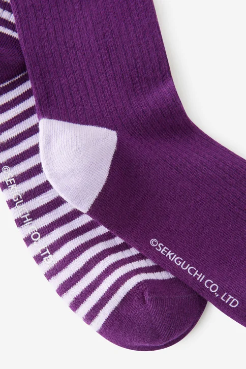 COTTON ON RUBI Bộ 2 Vớ Dài Nữ-Lcn Frill Rib Crew Sock 2Pk