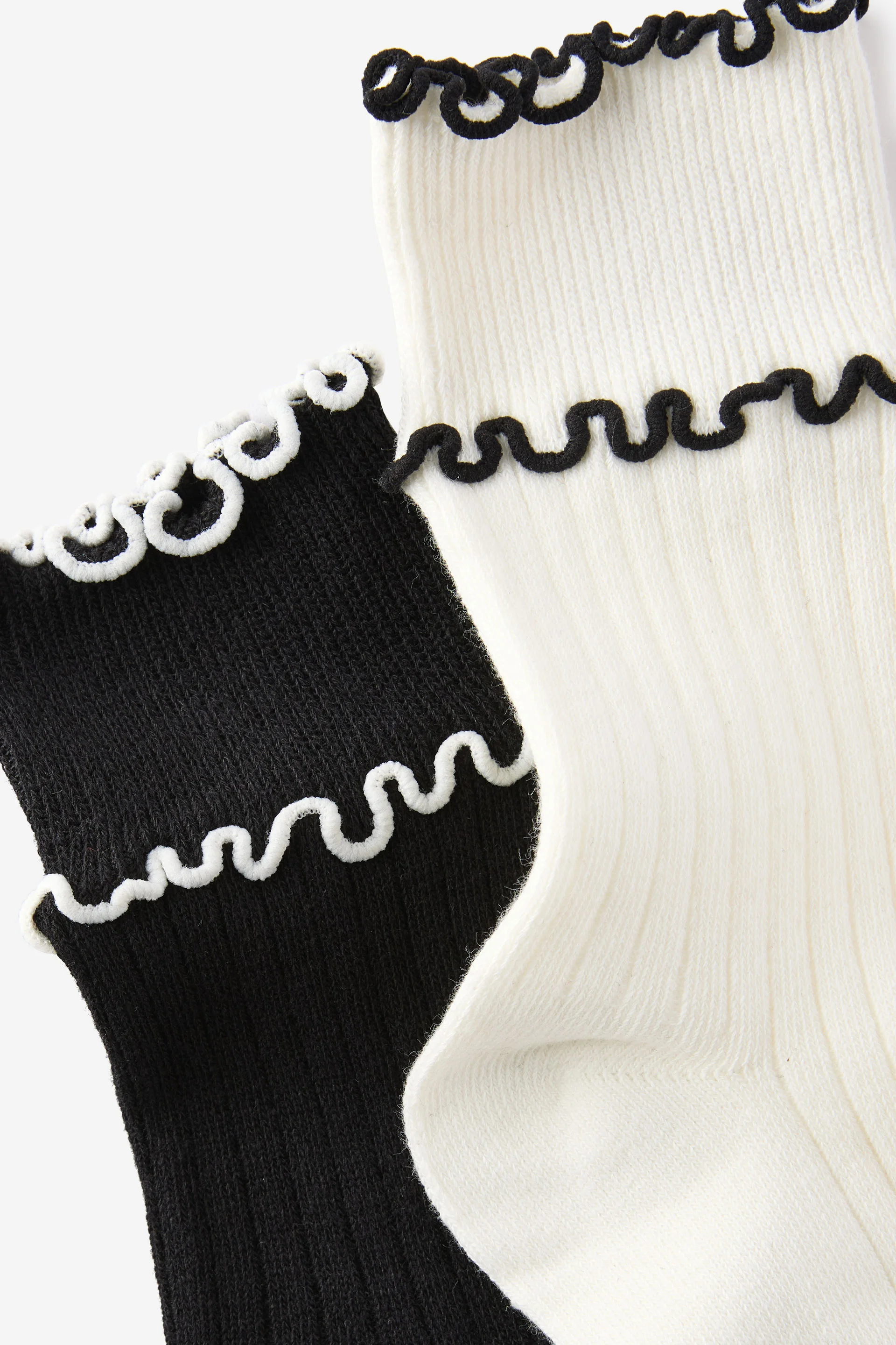 COTTON ON RUBI Bộ 2 Vớ Dài Nữ - Double Frill Crew Sock 2Pk