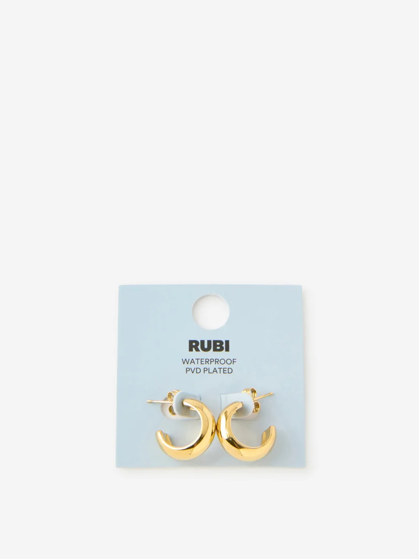 COTTON ON RUBI Bông Tai Nữ - Waterproof Small Hoop Earring