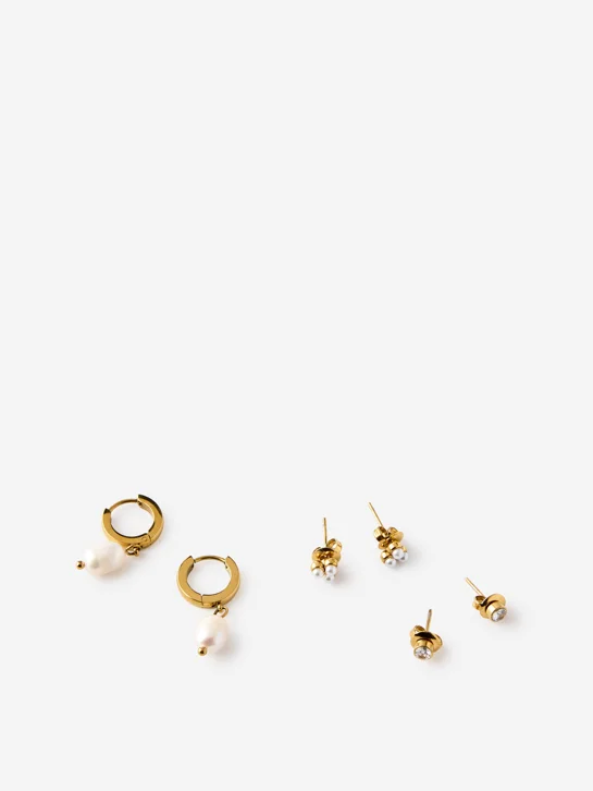 COTTON ON RUBI Bộ Bông Tai Nữ - Waterproof 3Pk Small Earring