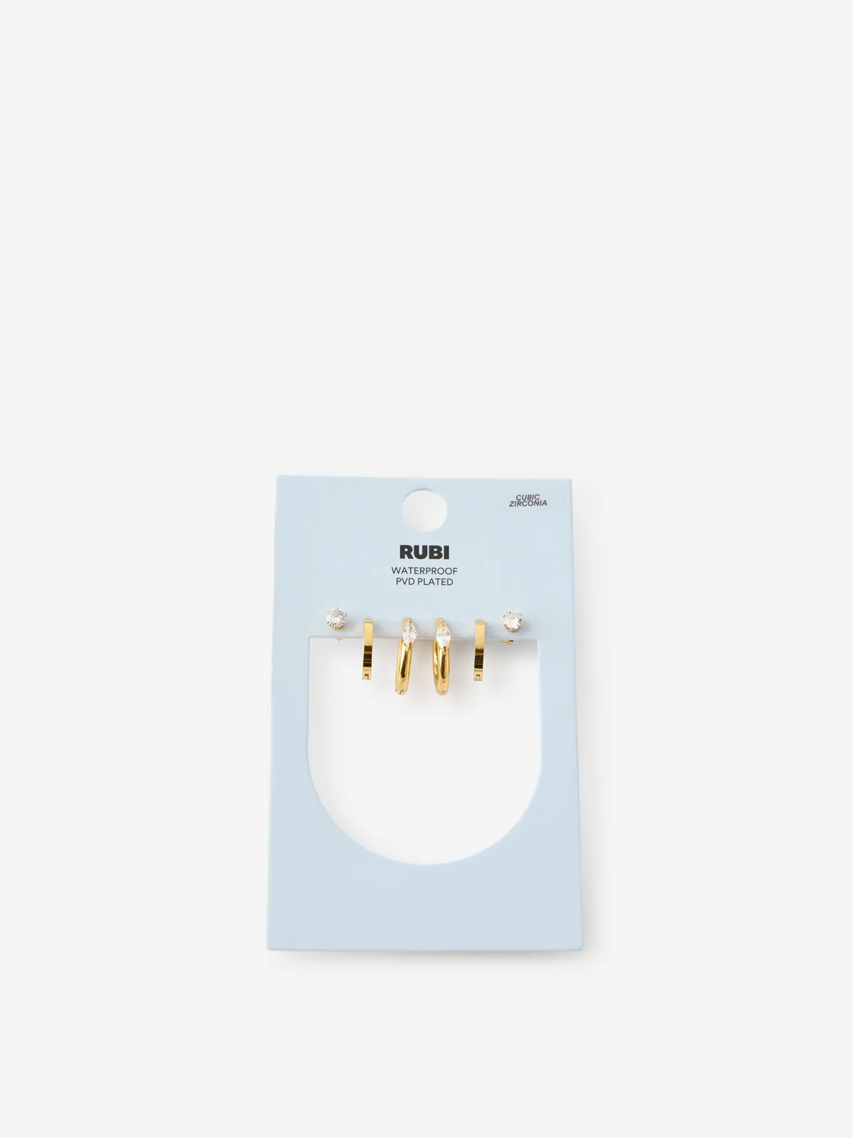 COTTON ON RUBI Bộ Bông Tai Nữ - Waterproof 3Pk Small Earring